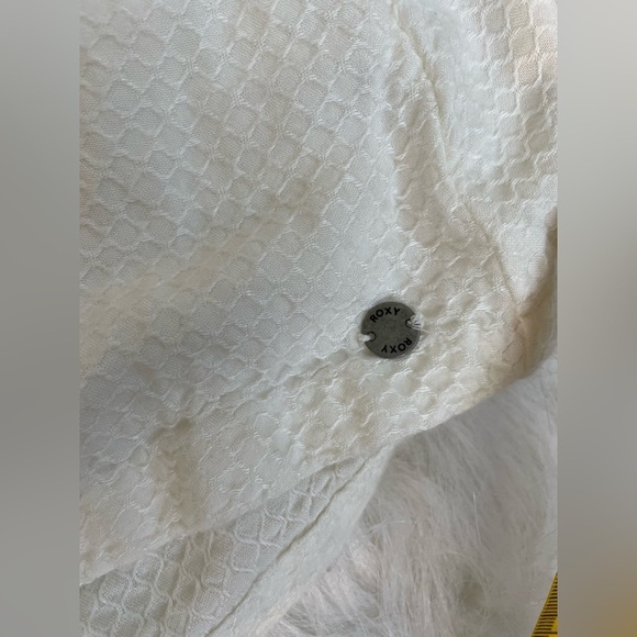 Roxy “Silver Light” strappy White Sleeveless Dress Small - Picture 8 of 13